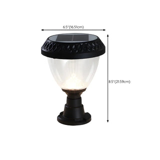Stylish Solar Pyramid Waterproof Outdoor LED Post Light Zawala Image - 25