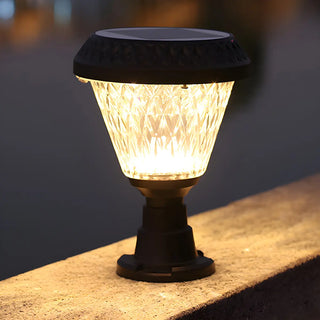 Stylish Solar Pyramid Waterproof Outdoor LED Post Light Zawala Image - 9