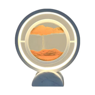 Elegant Creative Circular Sand Art LED Table Lamp Zawala Image - 15