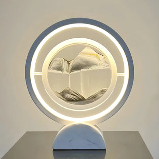 Elegant Creative Circular Sand Art LED Table Lamp Zawala Image - 9