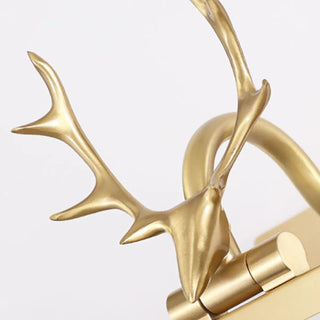 ZOWALA - Stylish Gold Antler-Inspired LED Vanity Light Image - 10