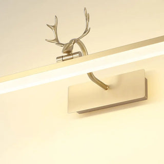 ZOWALA - Stylish Gold Antler-Inspired LED Vanity Light Image - 13