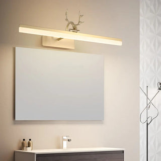 ZOWALA - Stylish Gold Antler-Inspired LED Vanity Light Image - 2