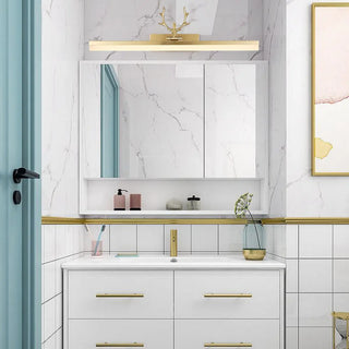 ZOWALA - Stylish Gold Antler-Inspired LED Vanity Light Image - 3