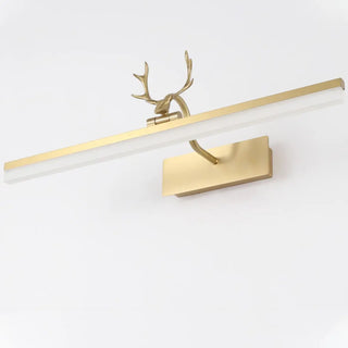 ZOWALA - Stylish Gold Antler-Inspired LED Vanity Light Image - 5