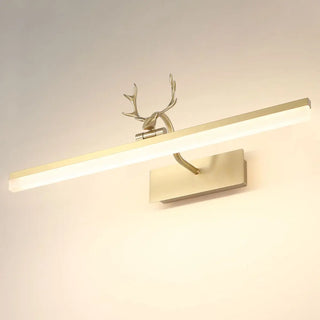 ZOWALA - Stylish Gold Antler-Inspired LED Vanity Light Image - 7