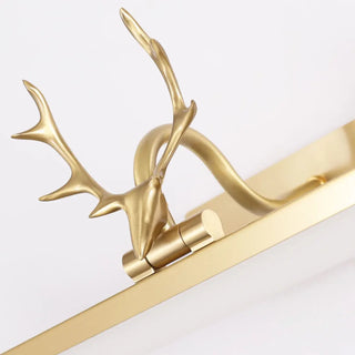 ZOWALA - Stylish Gold Antler-Inspired LED Vanity Light Image - 9