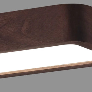 ZOWALA - Trendy Rectangular Wooden LED Island Pendant Light Image - 10
