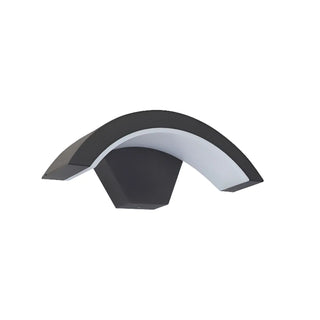 Rectangular Outdoor Modern Black Wall Sconce Zawala Image - 12