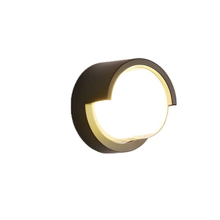 Rectangular Outdoor Modern Black Wall Sconce Zawala Image - 4