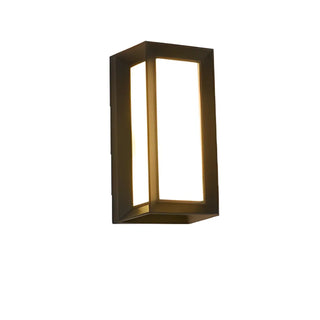 Rectangular Outdoor Modern Black Wall Sconce Zawala Image - 7