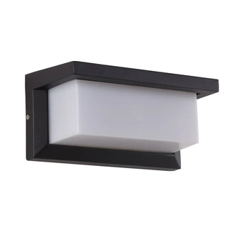 Rectangular Outdoor Modern Black Wall Sconce Zawala Image - 10