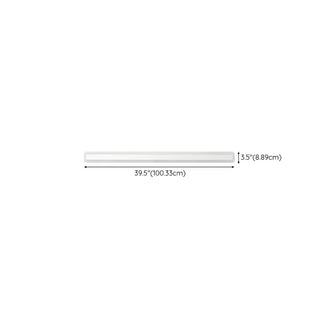 ZOWALA - Contemporary White Rectangular LED Vanity Light Image - 29