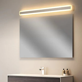ZOWALA - Contemporary White Rectangular LED Vanity Light Image - 6