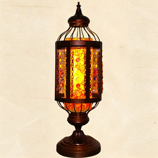 Classical Turkish Tower Stained Glass Decor Table Lamp Zawala Image - 10