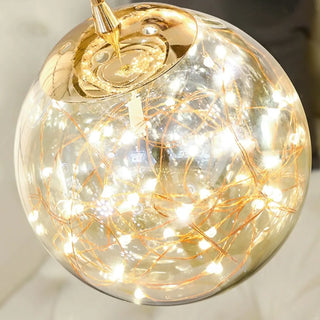 ZOWALA - Ring Ball Crystal Remote Control Tiered Foyer Chandelier Image - 15