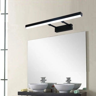ZOWALA - Sleek Retractable Arm Metal Linear LED Vanity Light Image - 2