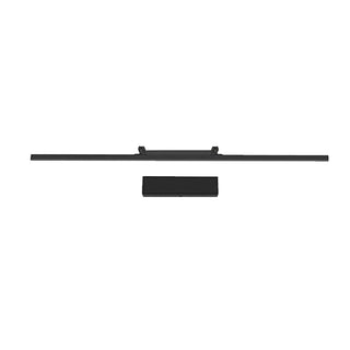 Simple Retractable Arm Black Linear LED Vanity Light Image - 5