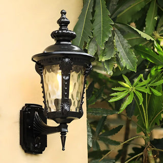 ZOWALA - Industrial Metal Outdoor Wall Lantern Image - 11