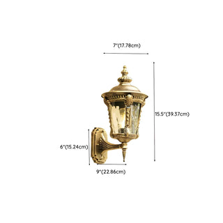 ZOWALA - Industrial Metal Outdoor Wall Lantern Image - 23