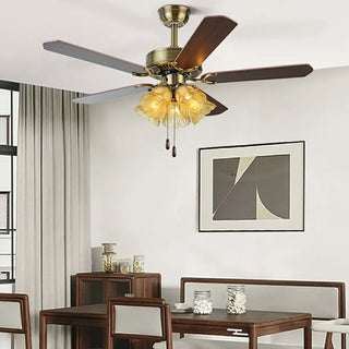 Retro Metal Ceiling Fan
