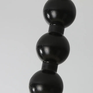 ZOWALA - Fabric Bedroom Flower Pattern Black Ball Drum Chandelier Image - 11