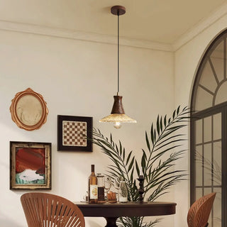 Retro Wood Pendant Light