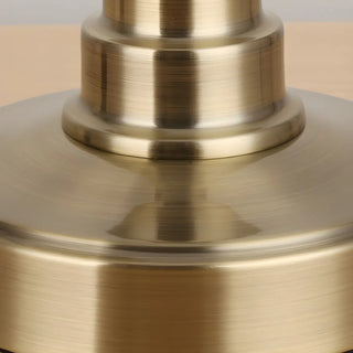 Retro Brass Arc Metal Table Lamp with Rocker Switch Zawala Image - 7
