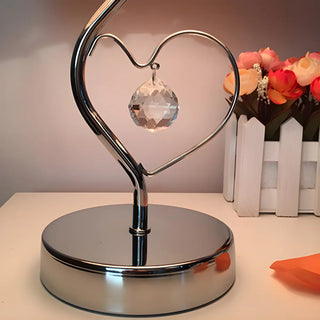 Elegant Romantic Rose Tree Heart Accent Table Lamp Zawala Image - 14