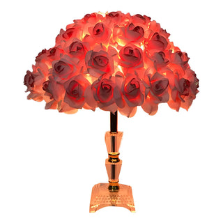Elegant Romantic Rose Tree Heart Accent Table Lamp Zawala Image - 15