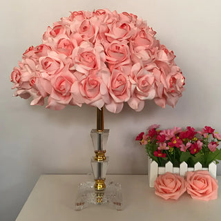 Elegant Romantic Rose Tree Heart Accent Table Lamp Zawala Image - 10