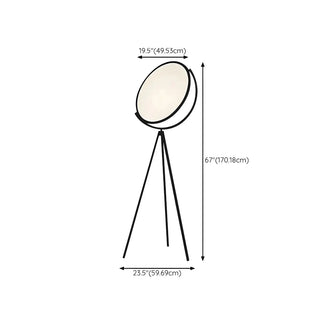 Rotatable Large Circular and Tripod Superloon Floor Lamp Zawala #size