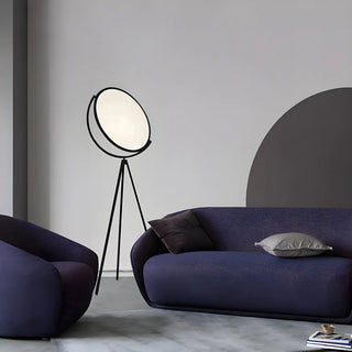 Rotatable Large Circular and Tripod Superloon Floor Lamp Zawala Image - 9