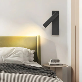 Rotatable Cylinder Iron Bedside Reading Warm Wall Sconce Zawala Image - 1