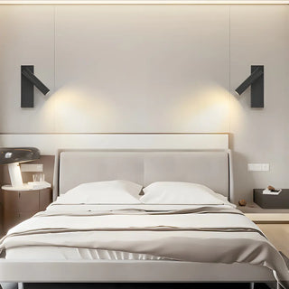 Rotatable Cylinder Iron Bedside Reading Warm Wall Sconce Zawala Image - 5