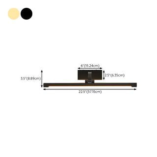 Rotating Black Cylinder Modern Metal LED Vanity Light Zawala Image - 15