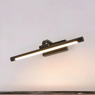 Rotating Black Cylinder Modern Metal LED Vanity Light Zawala Image - 4