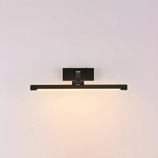 Rotating Black Cylinder Modern Metal LED Vanity Light Zawala Image - 5