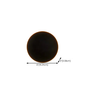 Minimalist Round Outdoor Ambience Wall Light Black Zawala Image - 16