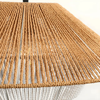 Modern Rustic Cylinder Brown Restaurant Pendant Light Zawala Image - 9