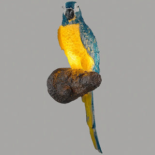 Rustic Blue Bird Resin Outdoor Wall Sconce Light Zawala Image - 13