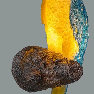 Rustic Blue Bird Resin Outdoor Wall Sconce Light Zawala Image - 15