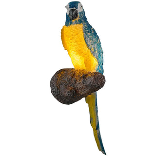 Rustic Blue Bird Resin Outdoor Wall Sconce Light Zawala Image - 8