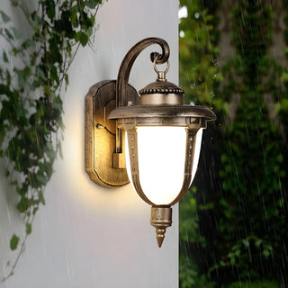 Waterproof Urn Frosted Glass External LED Wall Sconce Zawala Image - 1