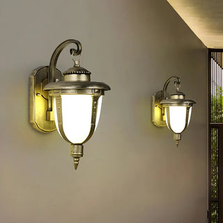 Waterproof Urn Frosted Glass External LED Wall Sconce Zawala Image - 10