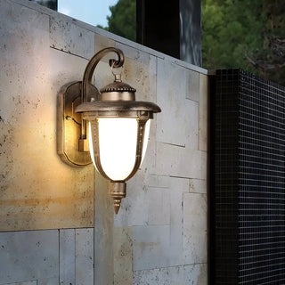 Waterproof Urn Frosted Glass External LED Wall Sconce Zawala Image - 3