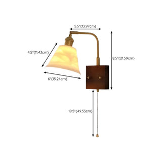 Rustic Clear Cylinder Shade Walnut Metal Wall Sconce Zawala #size