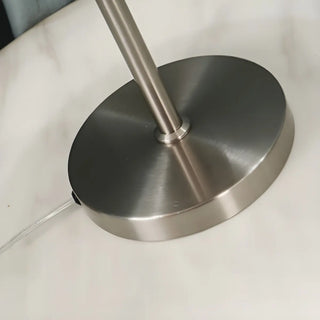 Stylish Glass Cup Shape Amber Shade Bedside Table Lamp Zawala Image - 10