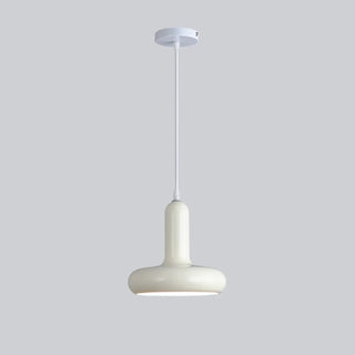 ZOWALA - Scandinavian Round Iron Dining Room Red Pendant Light Image - 19