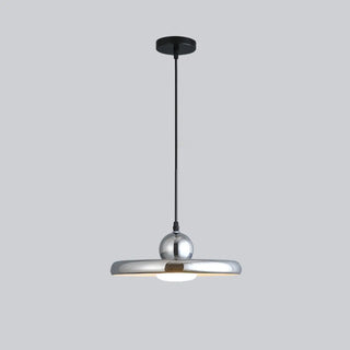 ZOWALA - Scandinavian Round Iron Dining Room Red Pendant Light Image - 10